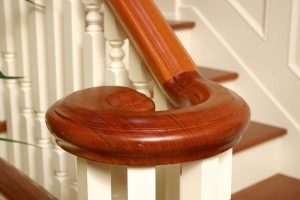 'P' Type Wood Rail With Volute 2801